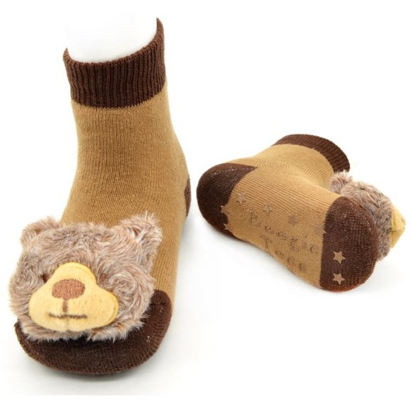 Grizzly Bear Rattle Socks - Picture 1 of 3